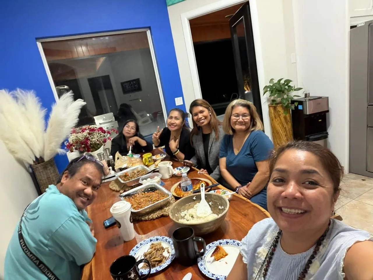 SCFACC leaders around the dinner table at Puso at Layunin.