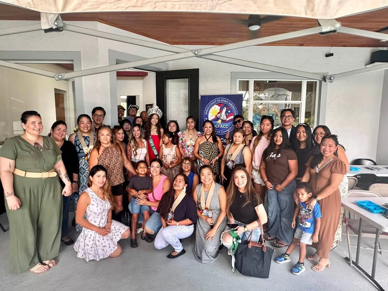 Group photo of the guests at the One Bubble at a Time soap making workshop.